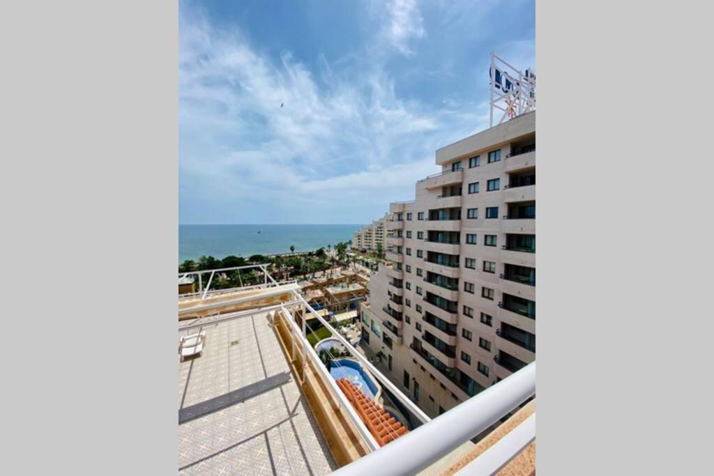 Apartamento Excepcional apartamento Frontal, 1a línea de playa, MarinaDor Oropesa del Mar Exterior foto